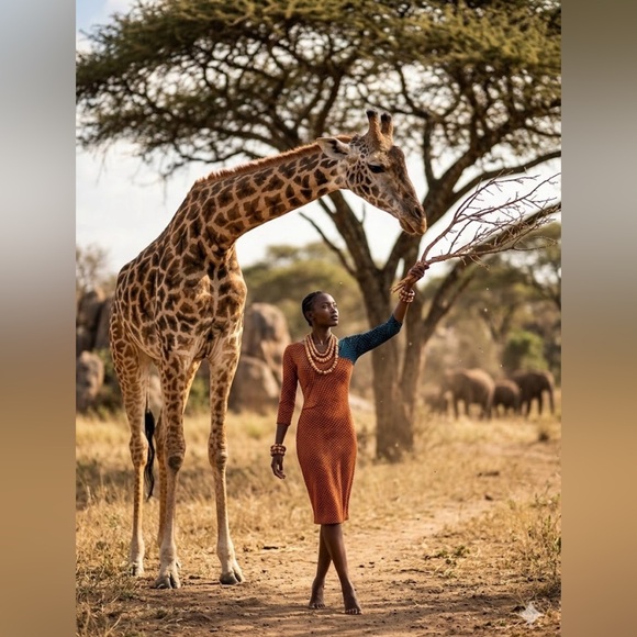 RACHEL Roy Chic Dark Gold/Rust & Teal Combo Dress w/Ruching on One Side ( L) NWT - Picture 7 of 14